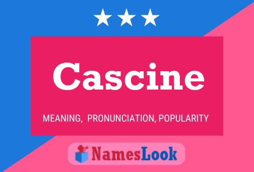 ملصق اسم Cascine