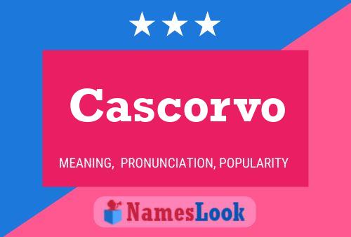 ملصق اسم Cascorvo