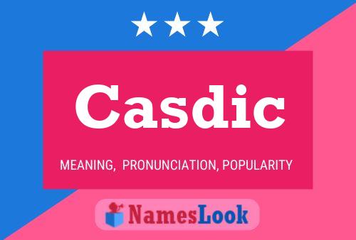 ملصق اسم Casdic