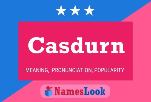 ملصق اسم Casdurn