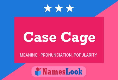 ملصق اسم Case Cage