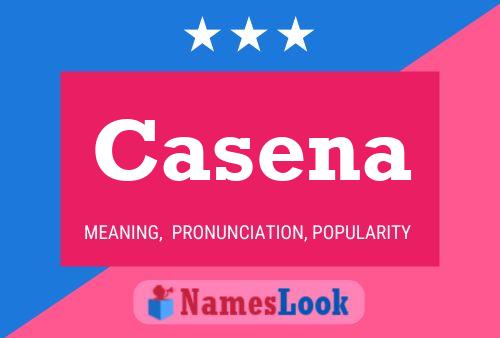 ملصق اسم Casena