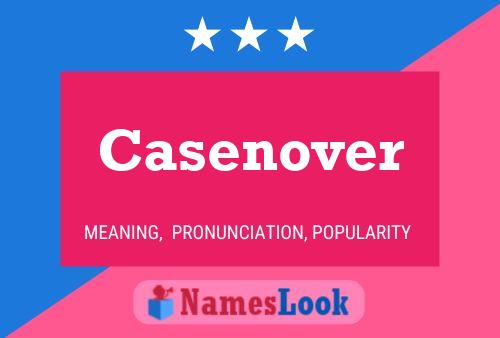 ملصق اسم Casenover