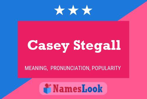 ملصق اسم Casey Stegall