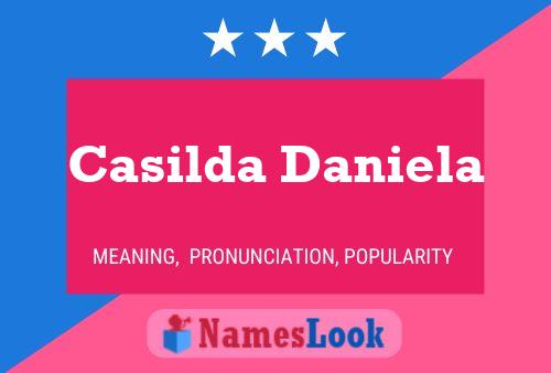 ملصق اسم Casilda Daniela