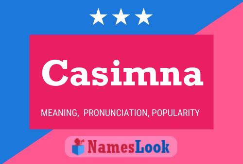 ملصق اسم Casimna