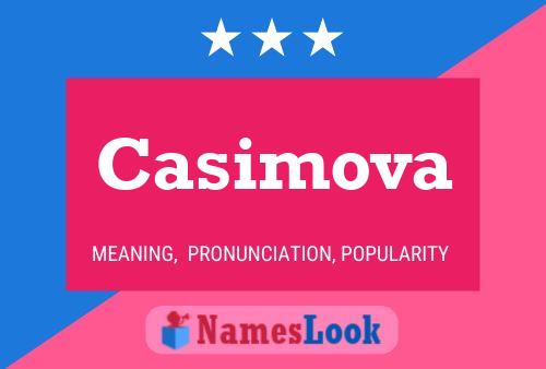 ملصق اسم Casimova