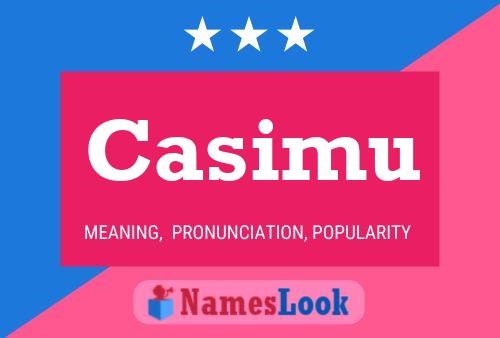 ملصق اسم Casimu