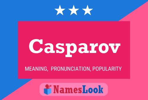 ملصق اسم Casparov