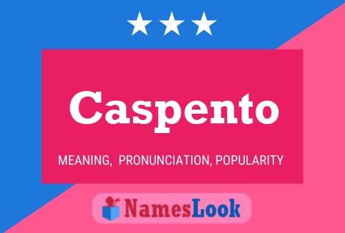 ملصق اسم Caspento