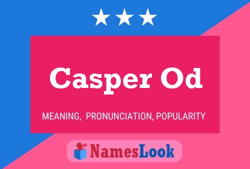 ملصق اسم Casper Od