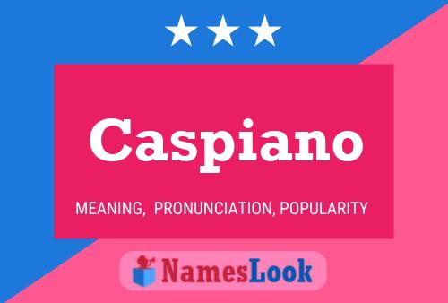 ملصق اسم Caspiano