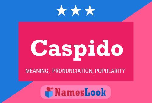 ملصق اسم Caspido