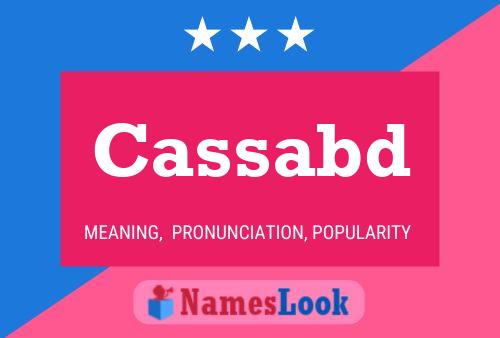 ملصق اسم Cassabd