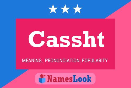 ملصق اسم Cassht