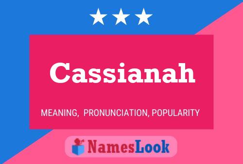 ملصق اسم Cassianah