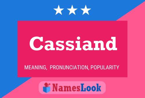 ملصق اسم Cassiand