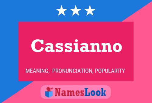 ملصق اسم Cassianno