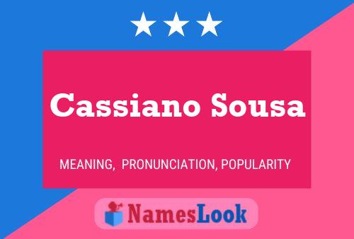 ملصق اسم Cassiano Sousa