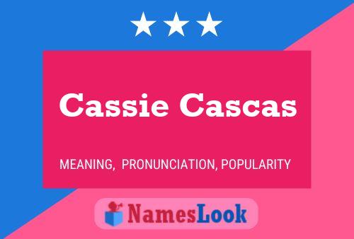 ملصق اسم Cassie Cascas