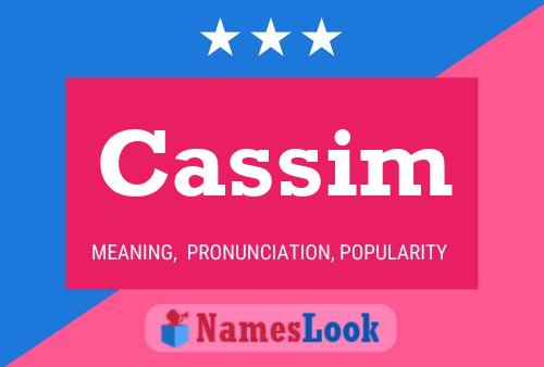 ملصق اسم Cassim