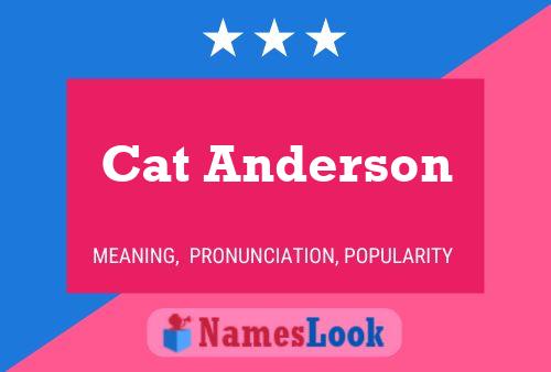 ملصق اسم Cat Anderson