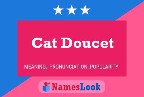 ملصق اسم Cat Doucet