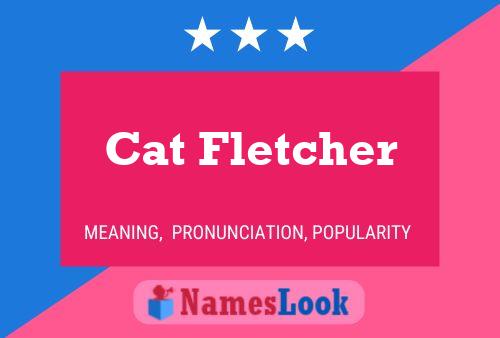 ملصق اسم Cat Fletcher