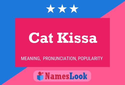 ملصق اسم Cat Kissa