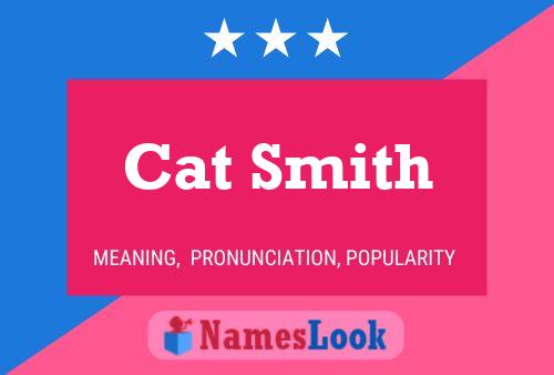 ملصق اسم Cat Smith