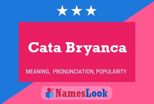 ملصق اسم Cata Bryanca