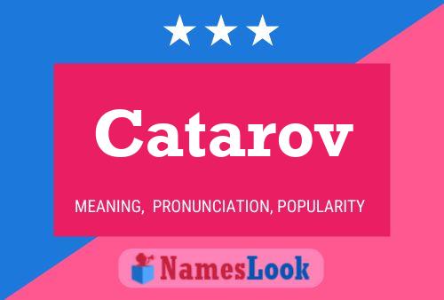 ملصق اسم Catarov