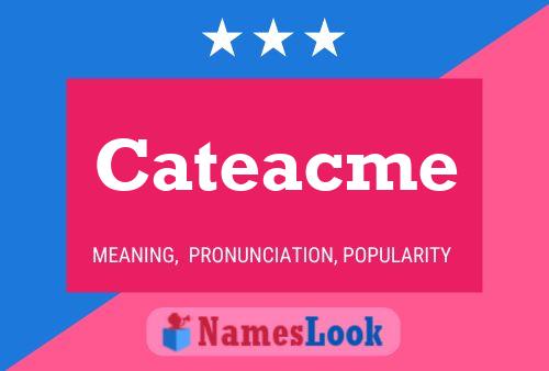 ملصق اسم Cateacme