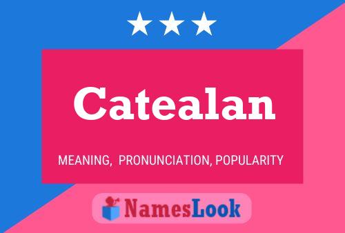 ملصق اسم Catealan