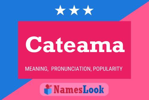 ملصق اسم Cateama