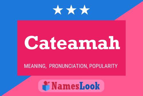 ملصق اسم Cateamah