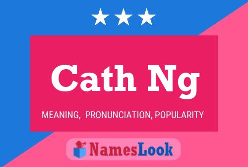 ملصق اسم Cath Ng