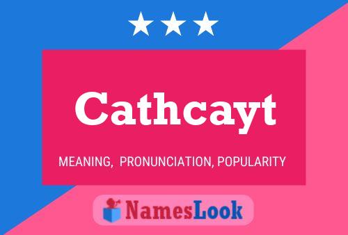 ملصق اسم Cathcayt