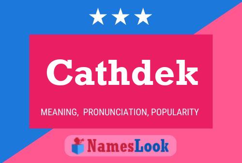 ملصق اسم Cathdek