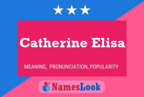 ملصق اسم Catherine Elisa