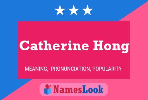 ملصق اسم Catherine Hong