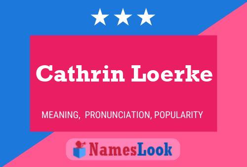 ملصق اسم Cathrin Loerke