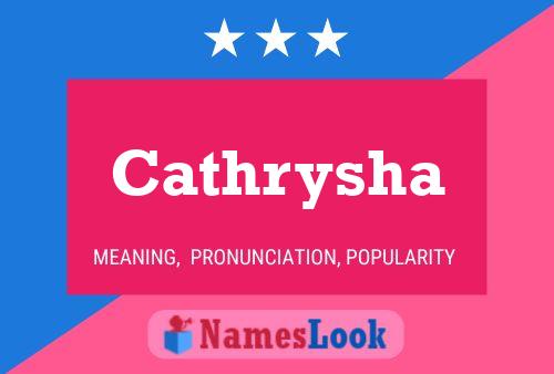 ملصق اسم Cathrysha