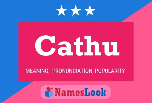 ملصق اسم Cathu