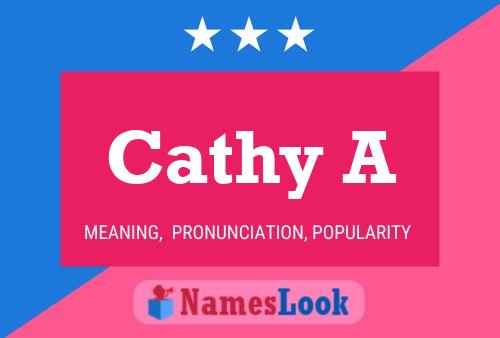 ملصق اسم Cathy A