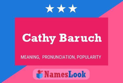 ملصق اسم Cathy Baruch