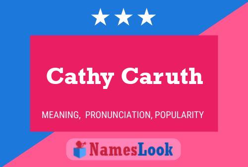 ملصق اسم Cathy Caruth