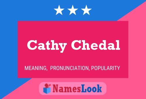 ملصق اسم Cathy Chedal