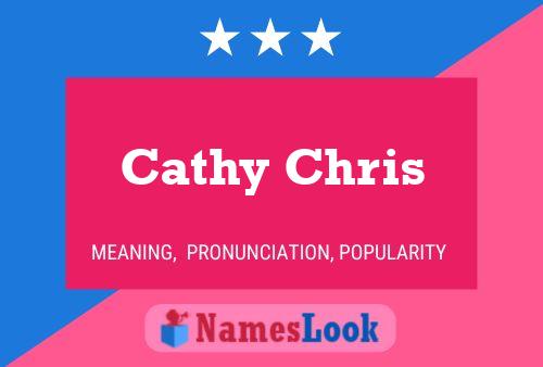 ملصق اسم Cathy Chris