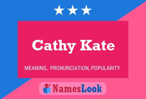 ملصق اسم Cathy Kate